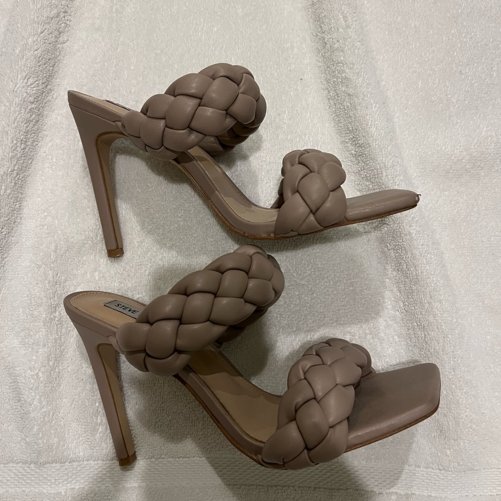 Steve Madden Braided Brown Heels